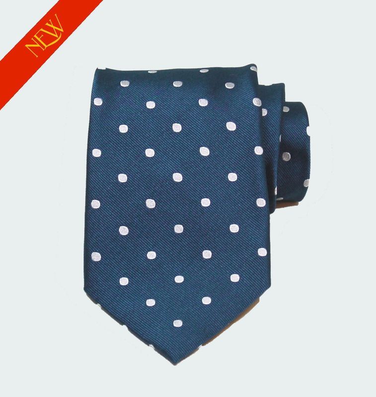 Cravate Pois Reps de Soie Cravate Pois Reps de Soie