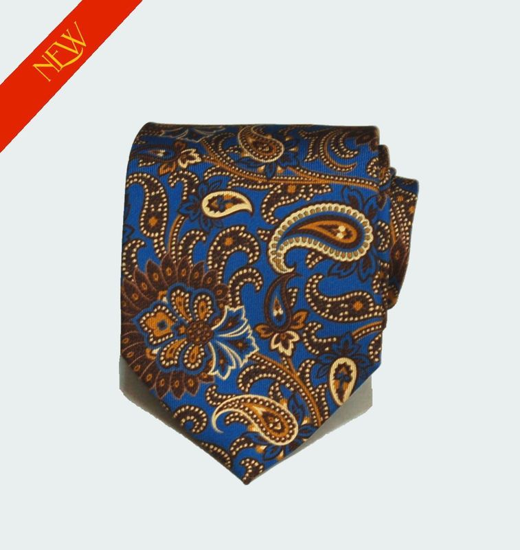 Cravate Paisley Soie