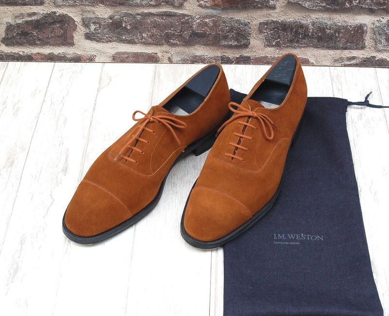 Richelieu  "JM WESTON" Veau-velours