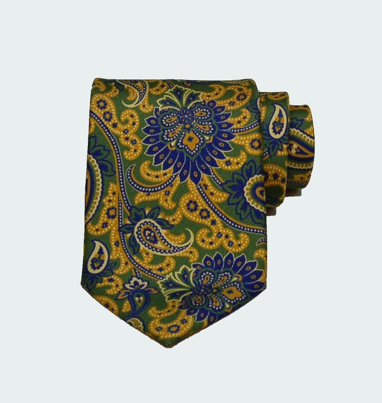 Cravate Paisley Soie