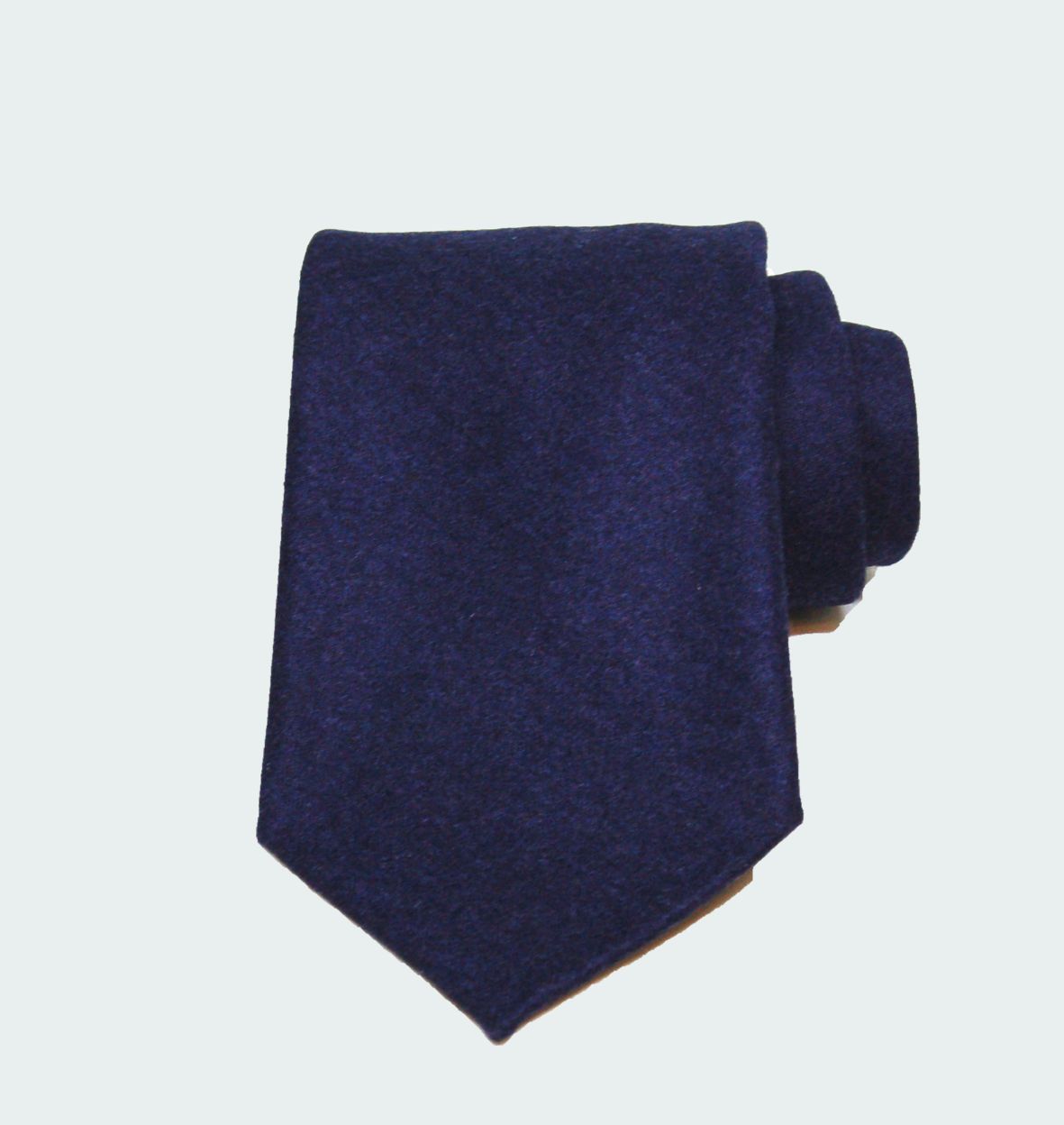 Cravate Flanelle Bleu