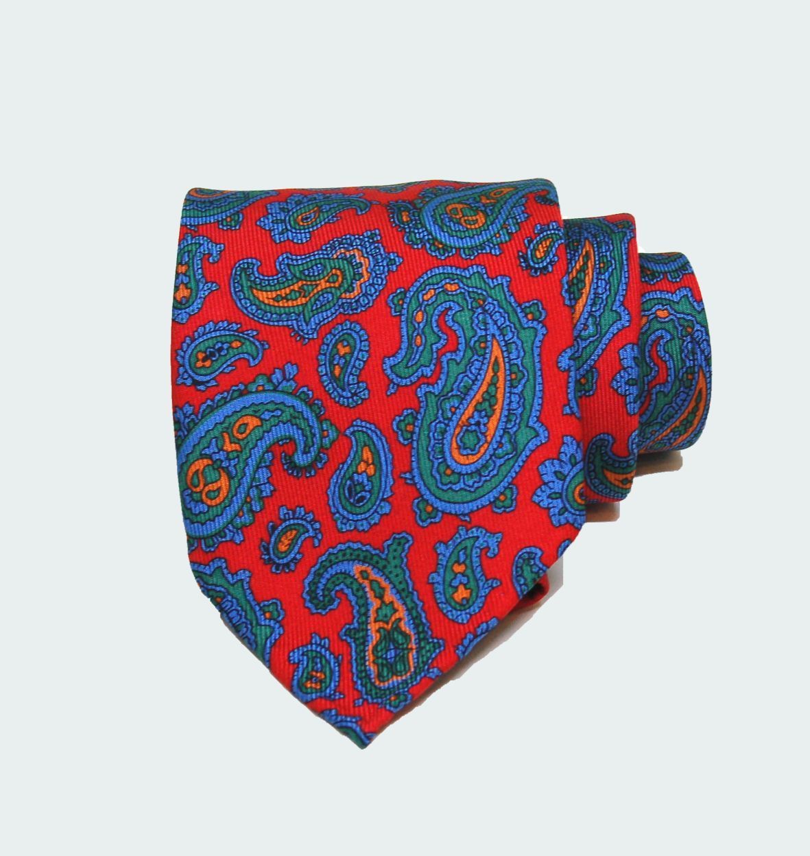 Cravate Paisley Madder 40Oz