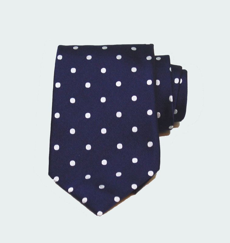Cravate Pois Reps de Soie
