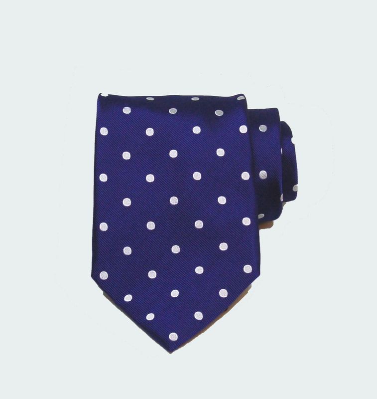 Cravate Pois Reps de Soie