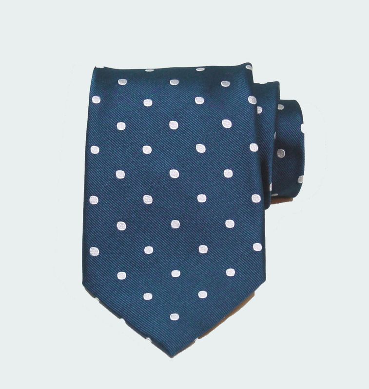 Cravate Pois Reps de Soie