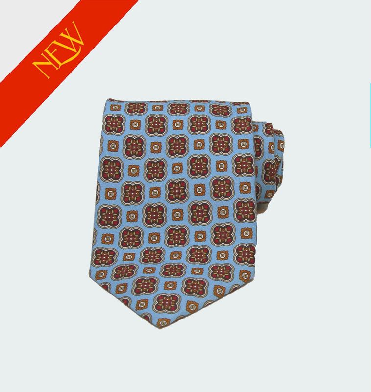 Cravate Macclesfield Soie & Lin