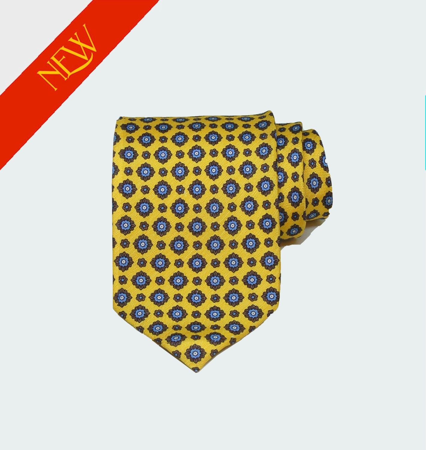 Cravate Macclesfield Soie & Lin