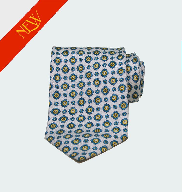 Cravate Macclesfield Soie & Lin