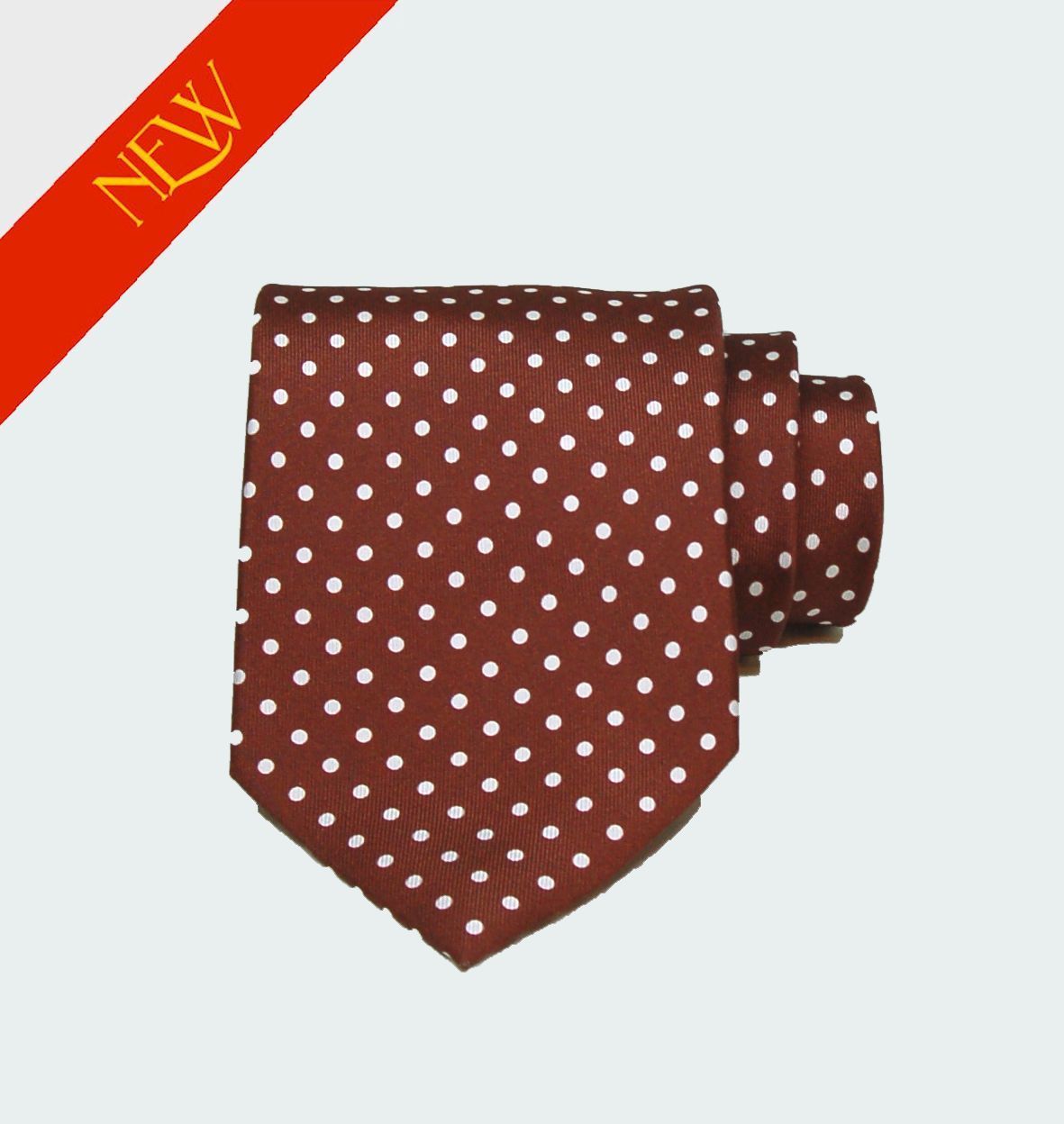 Cravate Pois Twill de Soie