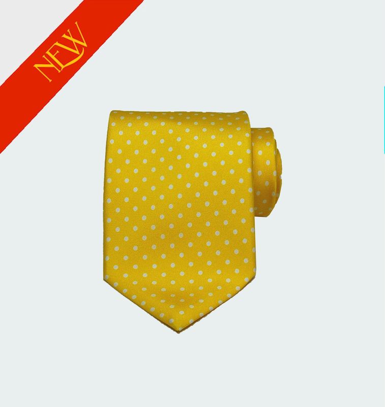 Cravate Pois Twill de Soie