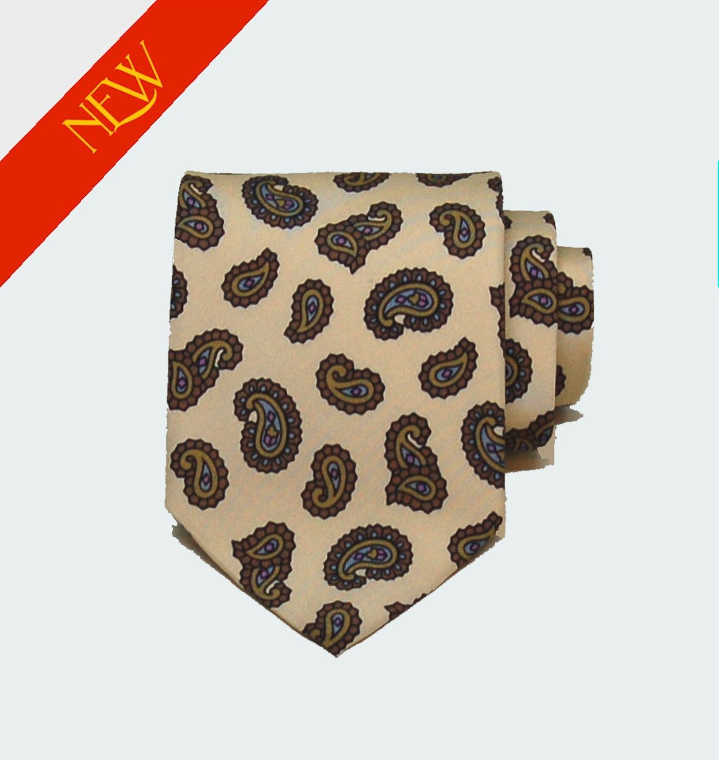 Cravate Paisley Soie