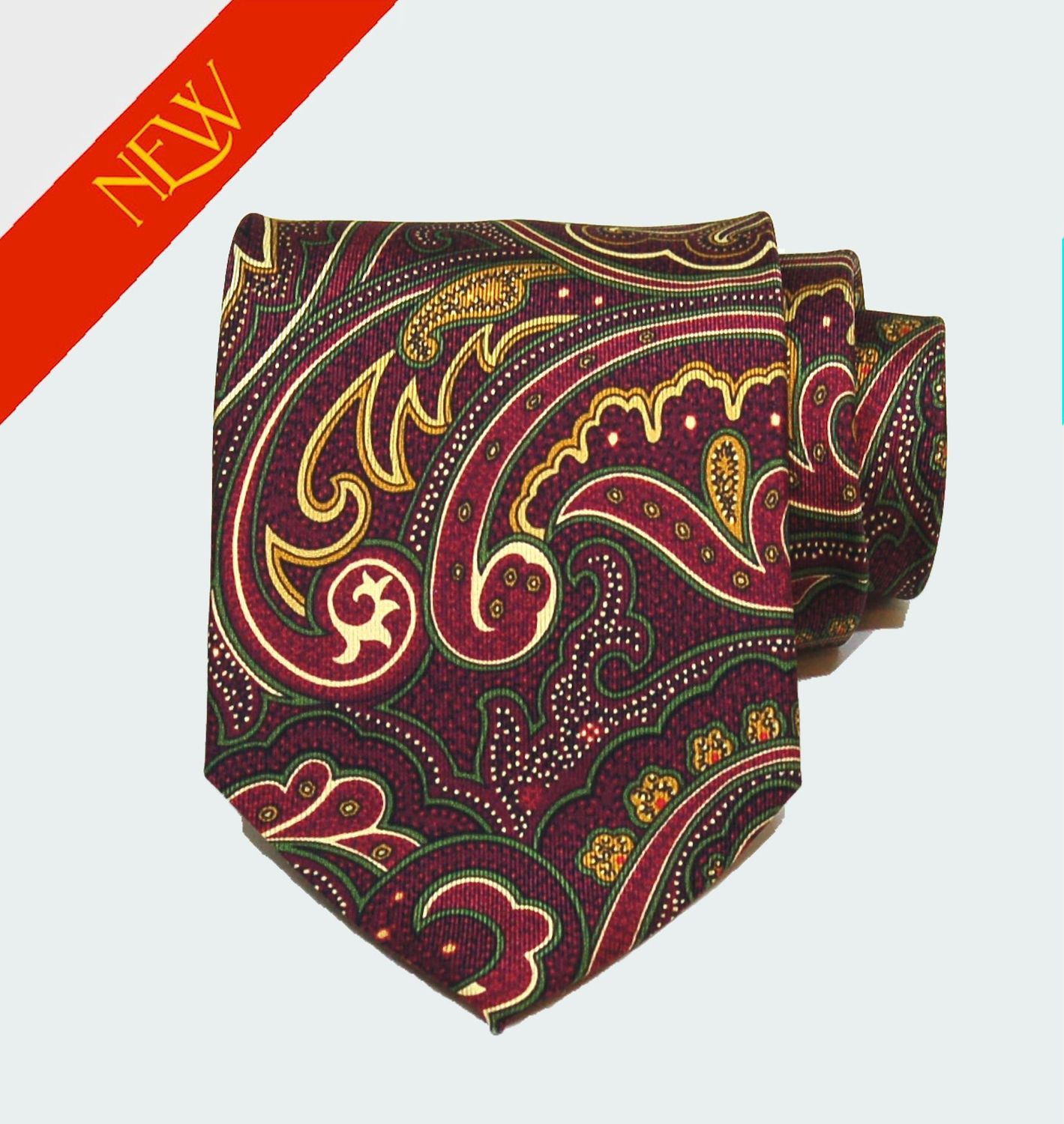 Cravate Paisley Soie