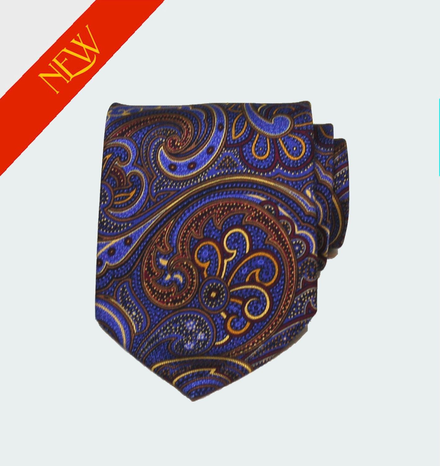 Cravate Paisley Soie