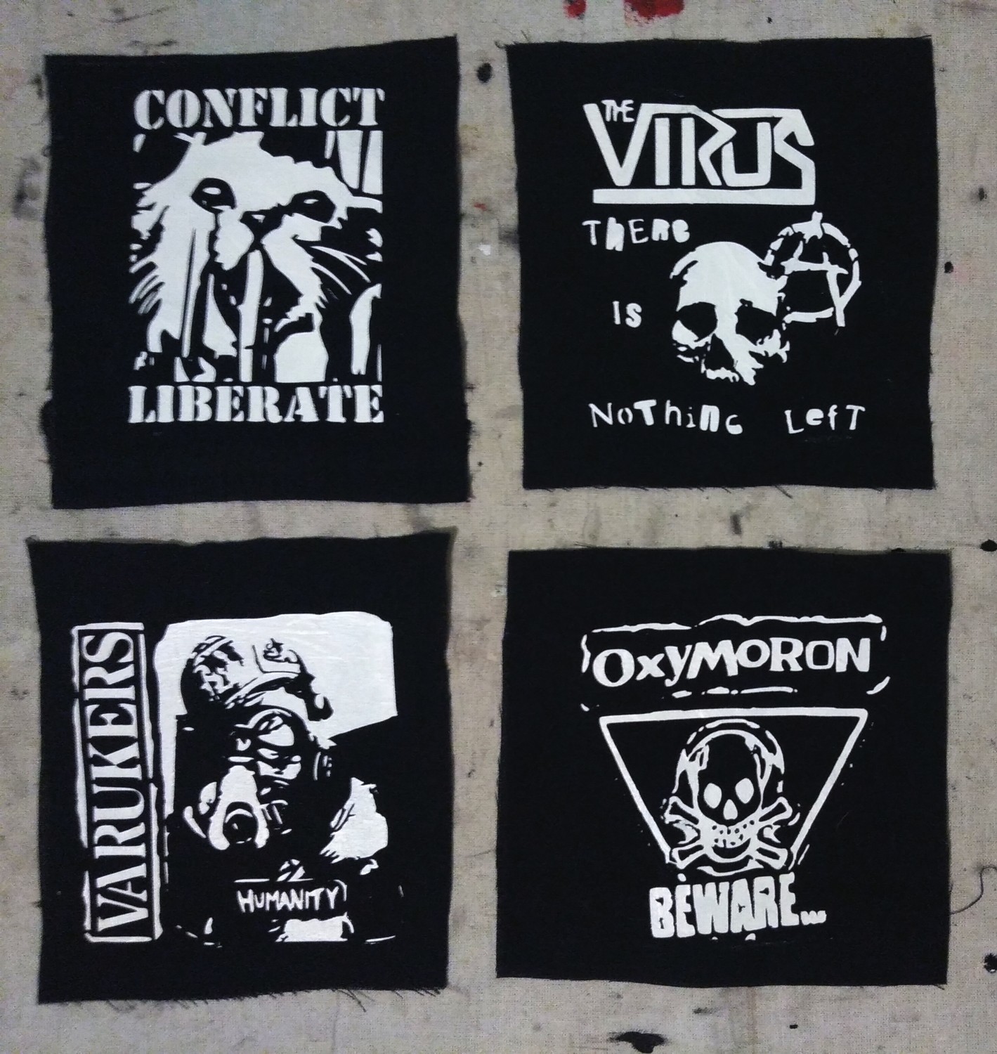 Oxymoron punk patch