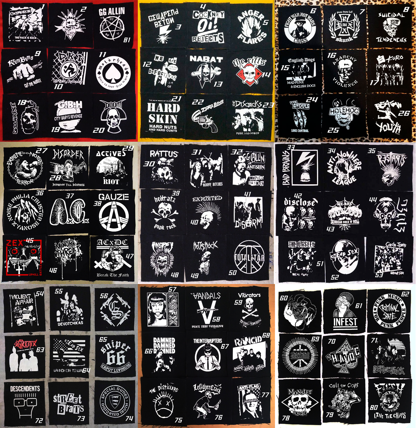 Patches And Backpatches #5 Toxoplasma Skitsystem Disorder Chron Gen Tragedy Subhumans SSEX Appendix 7 Seconds Antisect Driller Killer The Clash The Discocks WKSJ Circle Jerks Devotchkas Agrestix