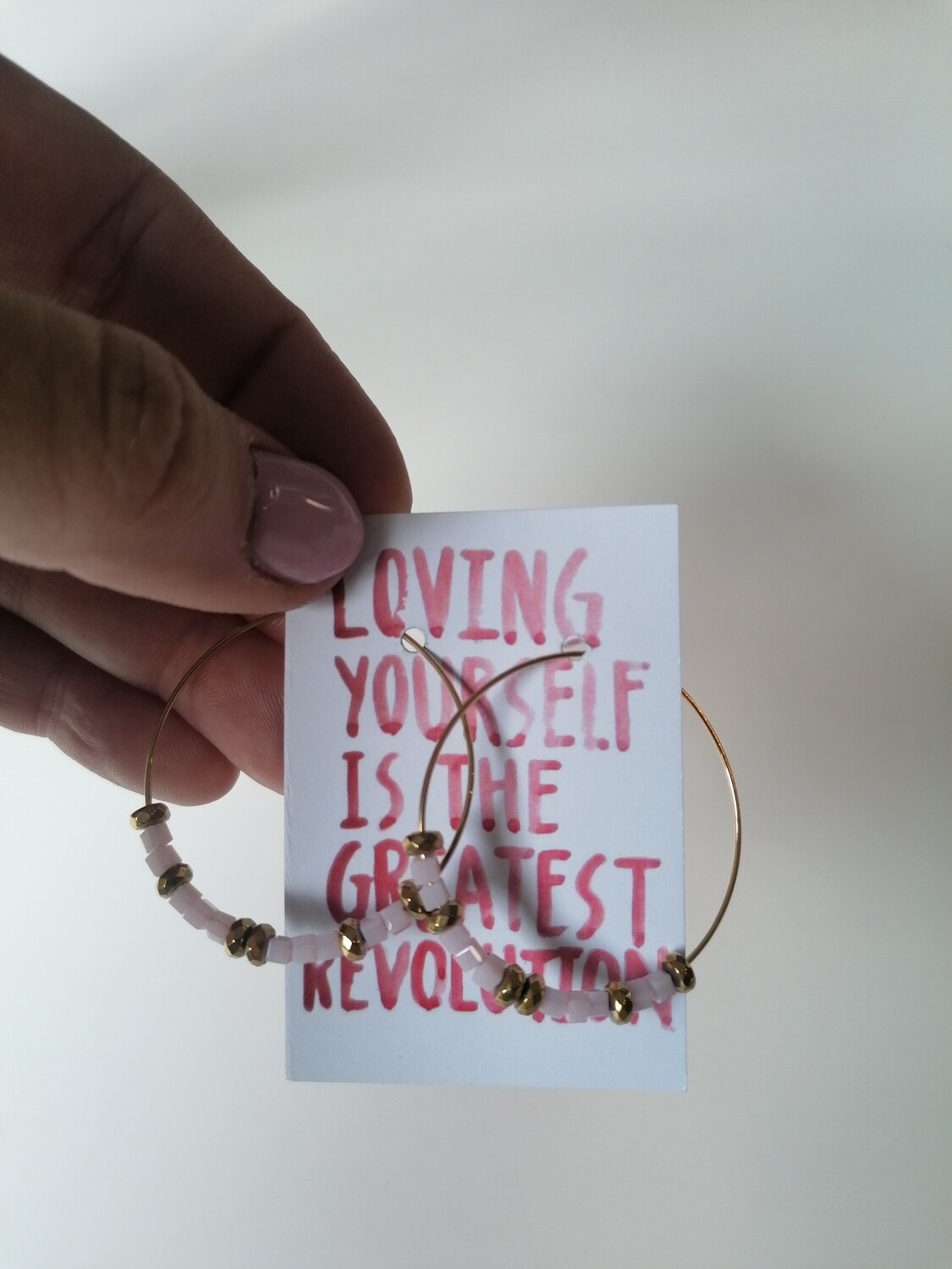Oorbellen creolen - loving yourself is ... Oorbellen creolen - loving yourself is ...