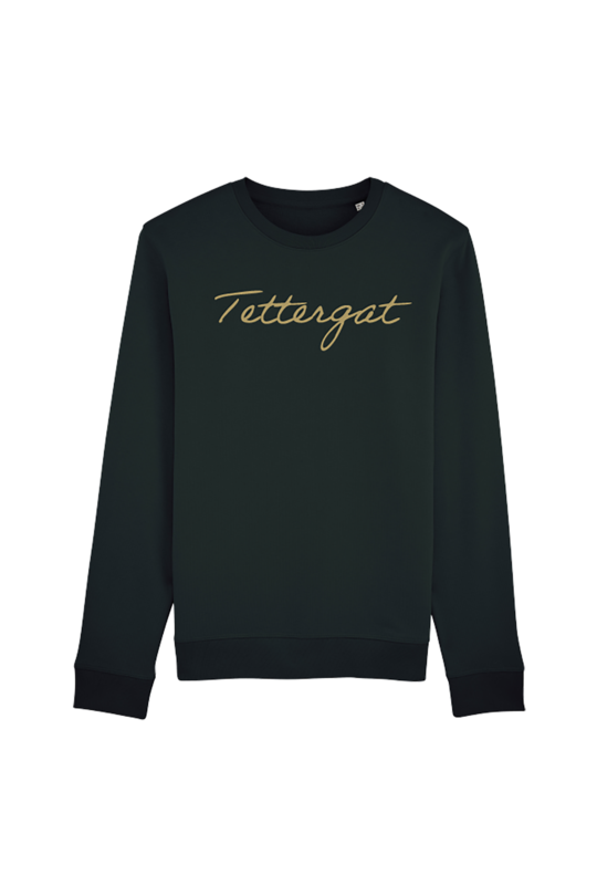 KIDS Trui sweater meisjes - tettergat - zwart/goud KIDS Trui sweater meisjes - tettergat - zwart/goud