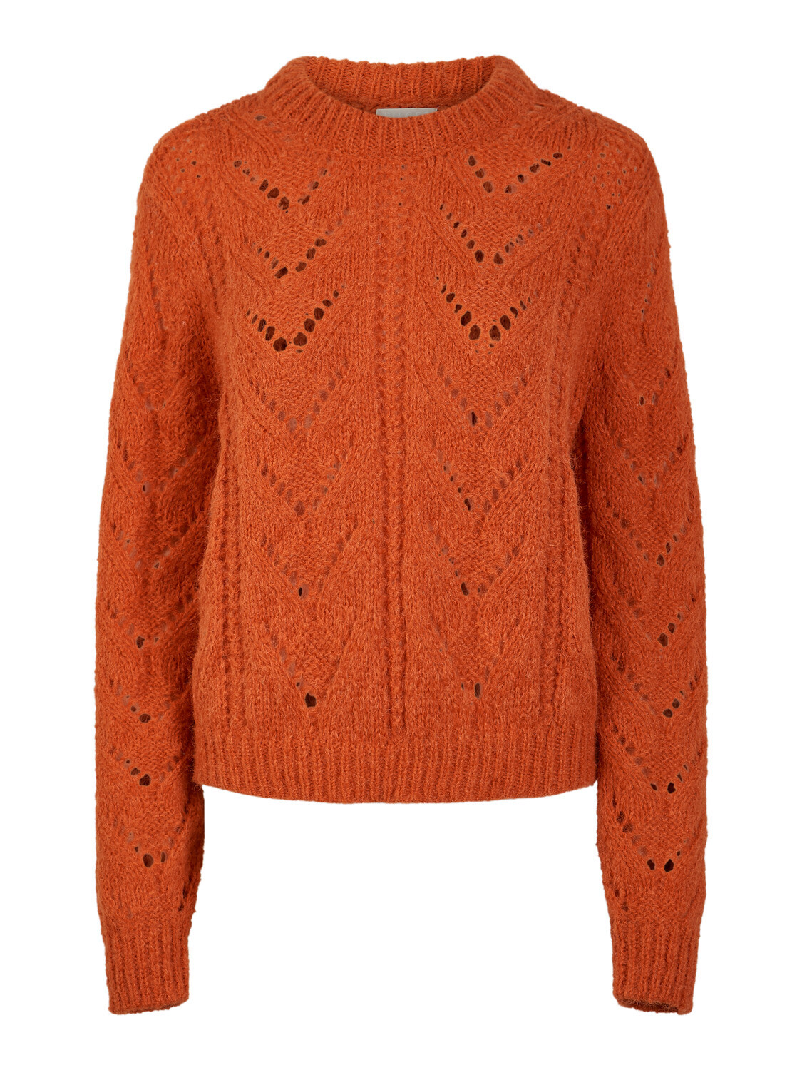 Knitwear - SENNA - roestkleurige gebreide trui Knitwear - SENNA - roestkleurige gebreide trui