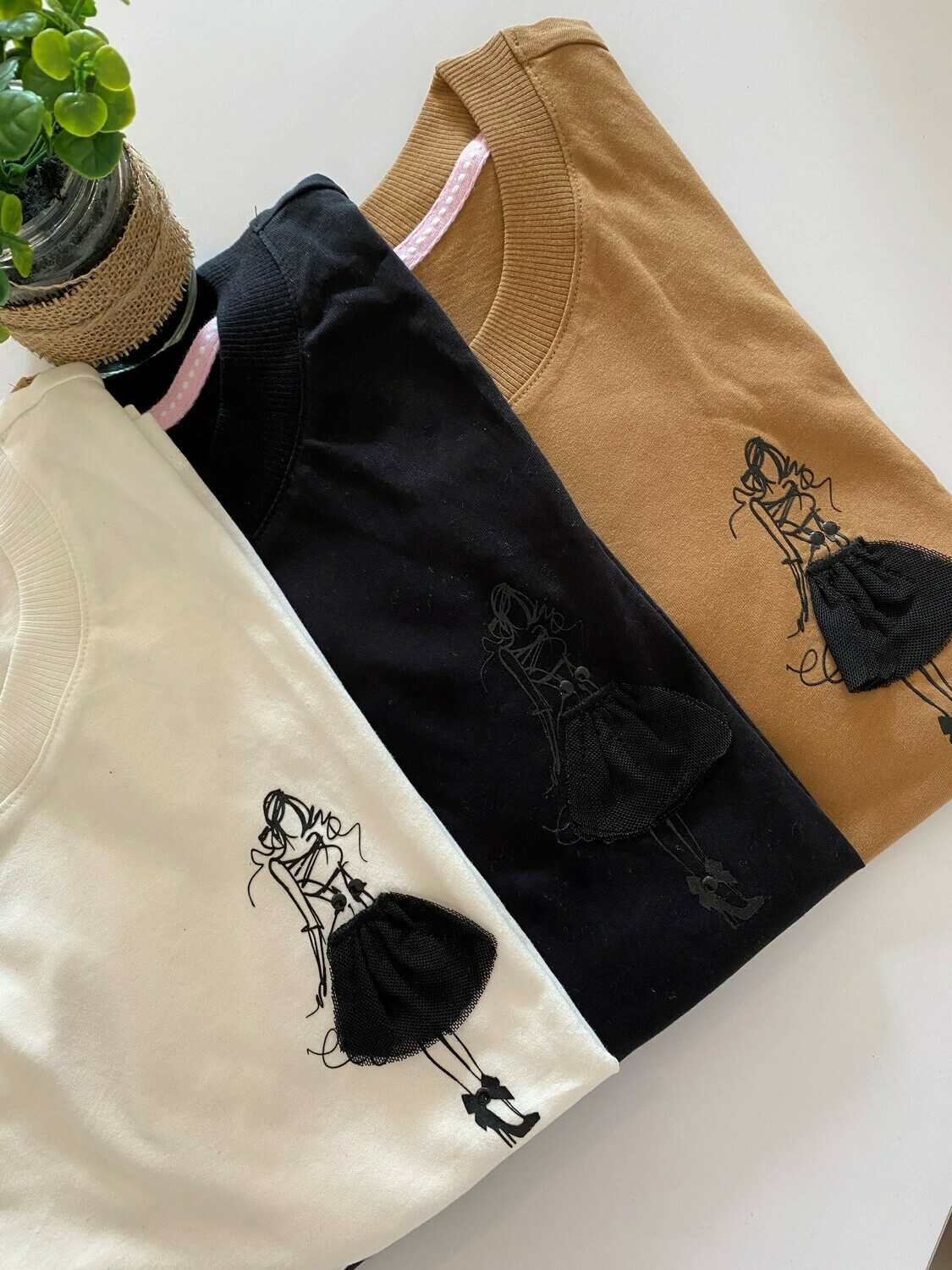 T-shirt met korte mouwen - FARA - zwart T-shirt met korte mouwen - FARA - zwart