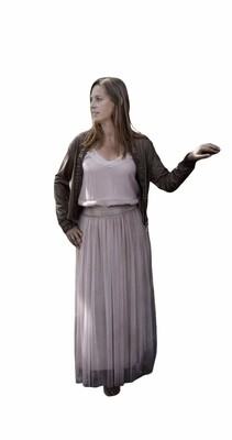 Bomber met ruches - JULIET - bruin Bomber met ruches - JULIET - bruin