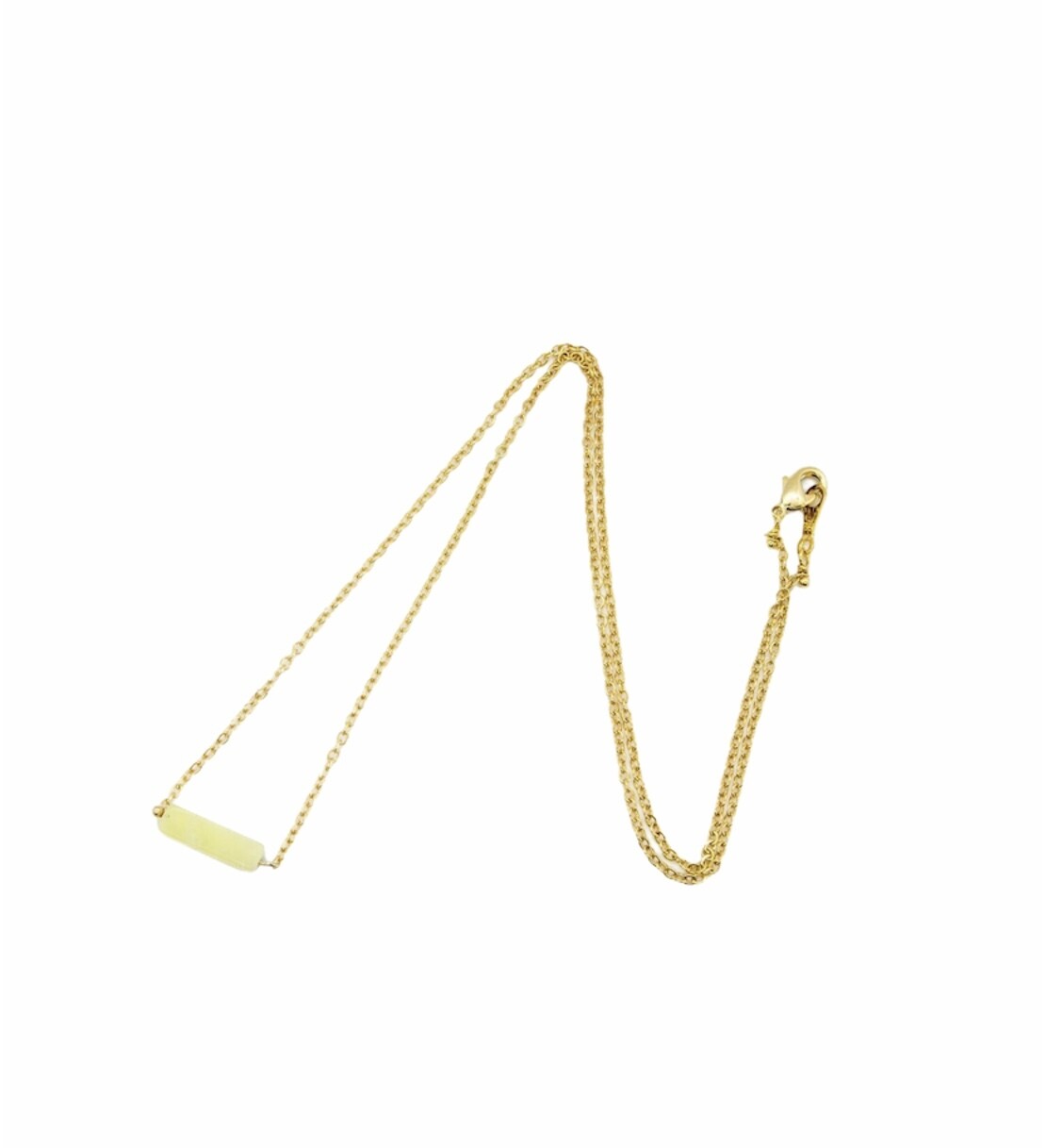 Ketting - LOUS - pastelgeel Ketting - LOUS - pastelgeel