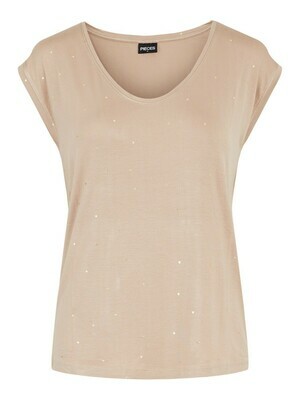 T-shirt - MILLY - warm taupe