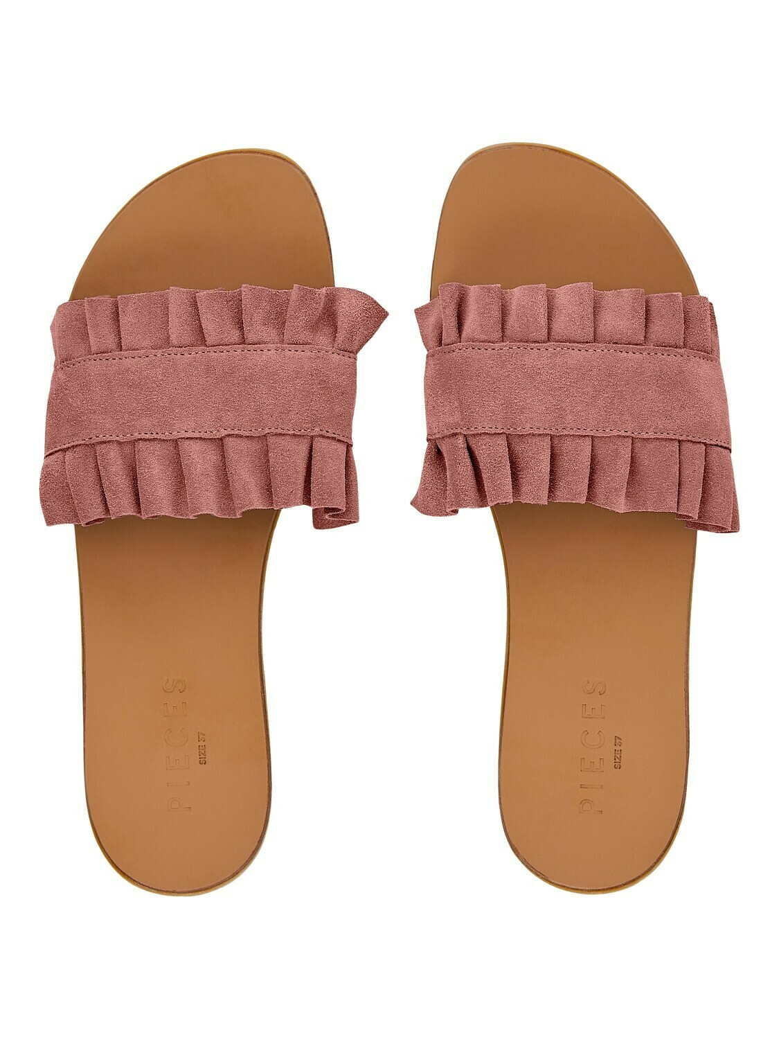 Sandalen slippers suède - NYNNE - roze