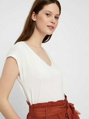 T-shirt basic - KAMALA - wit