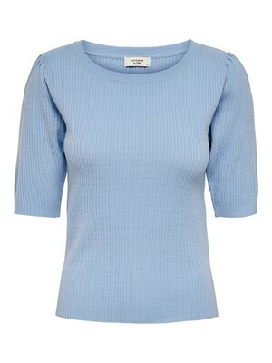 Knitwear top - LINA - lichtblauw