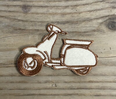 KIDS - VESPA - strijkapplicatie beige