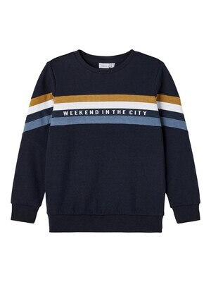 KIDS trui sweater - OTMAN - donkerblauw