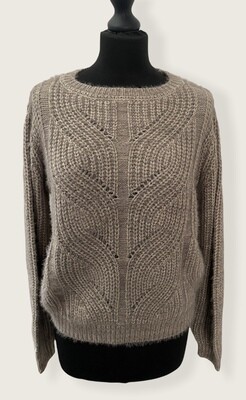 Trui knitwear - SHELLEY - bruin/grijs