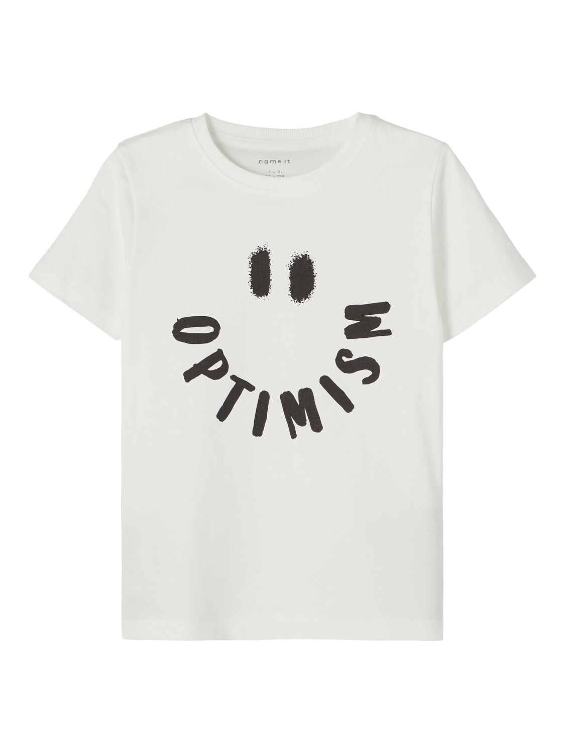 KIDS T-shirt - TEJENS - wit/optimism