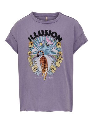 KIDS T-shirt - LUCY - paars/illusion