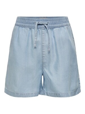 KIDS short jeans - PEMA - light blue denim