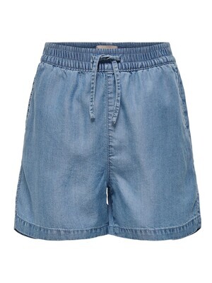 KIDS short jeans - PEMA - medium blue denim