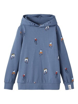KIDS trui hoodie - LIKKEL - china blue