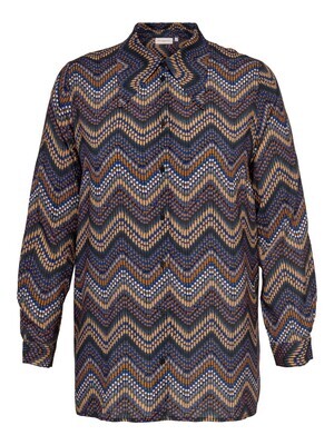 + blouse - BANNI - zigzag print
