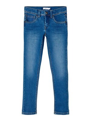 KIDS Broek - ROBIN - Medium blue denim