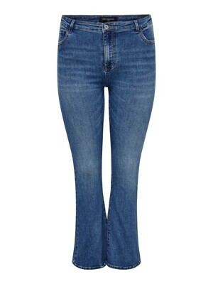 + jeans flared - SALLY - medium blue denim