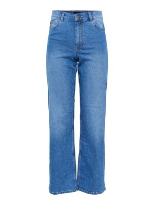 Jeans wijde broek - PEGGY - medium blue