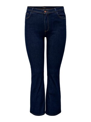 + jeans flared - SALLY - dark blue denim