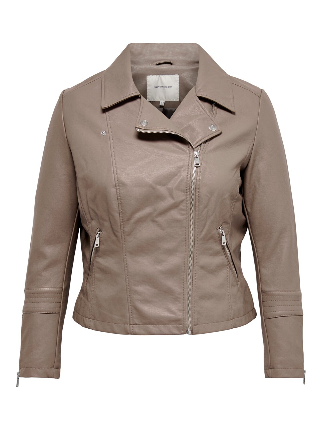 + Lederen jas - EMMY - walnut