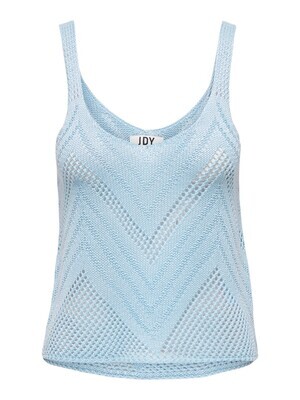 Top tanktop - SUN - cashmere blue/knitted
