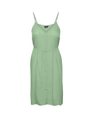 Korte jurk met spaghettibandjes - TALA - quiet green