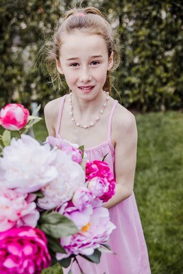 KIDS halsketting - KAREN - parels