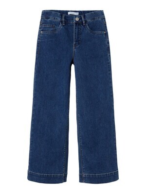 KIDS Wijde jeans - ROSE - medium blue denim