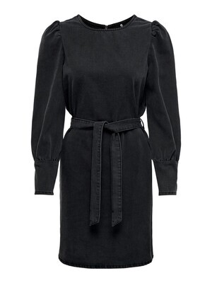 Korte jurk - SANSA - black denim