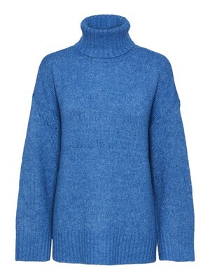 Oversized trui knitwear - NANCY - french blue