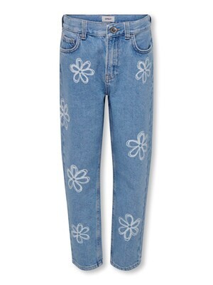 KIDS jeans cropped - SVEA - light blue denim